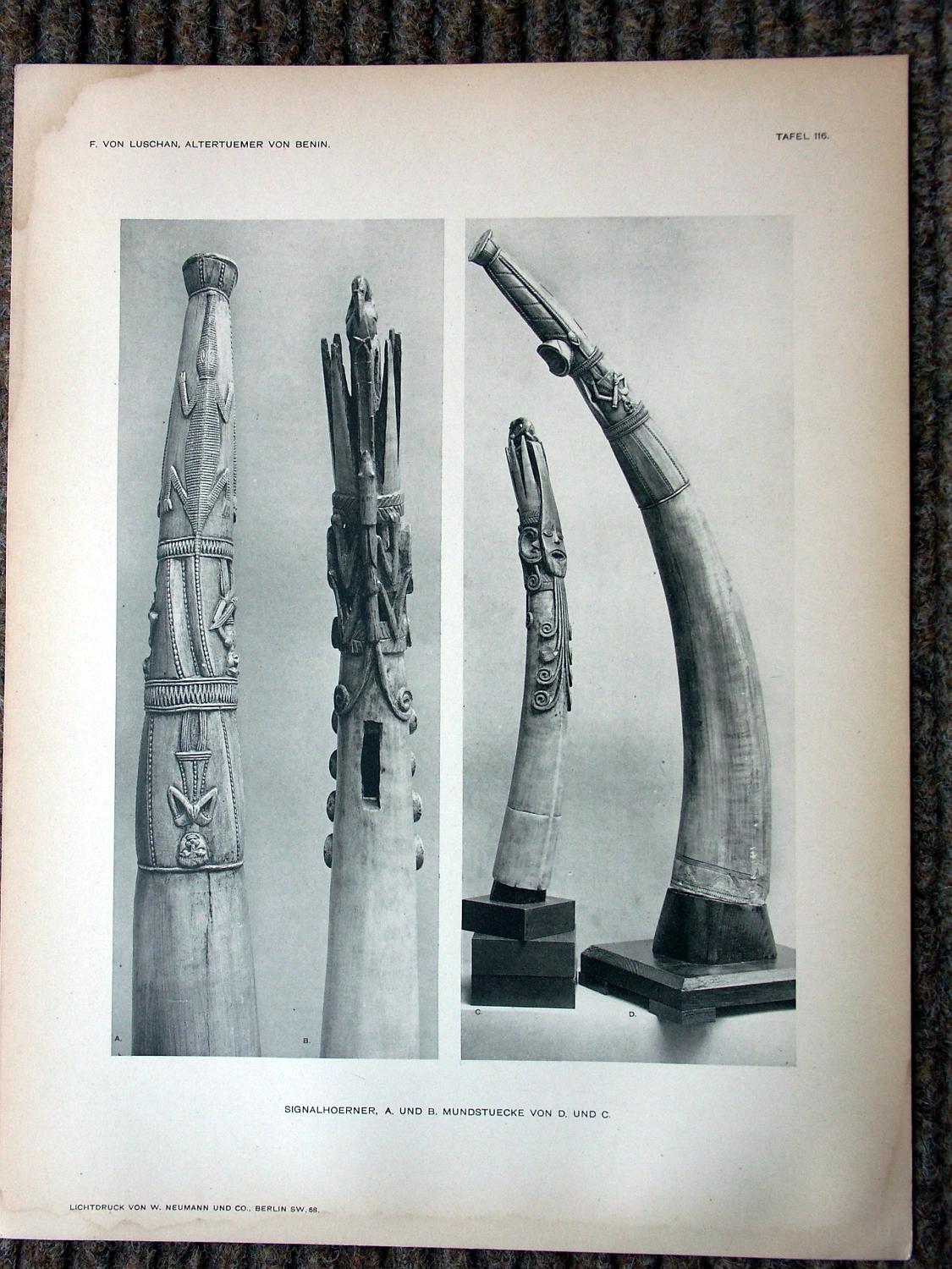 zz-lusc19,tafel 116 (sapi und cross-river) benin nigeria,elfenbein-tro